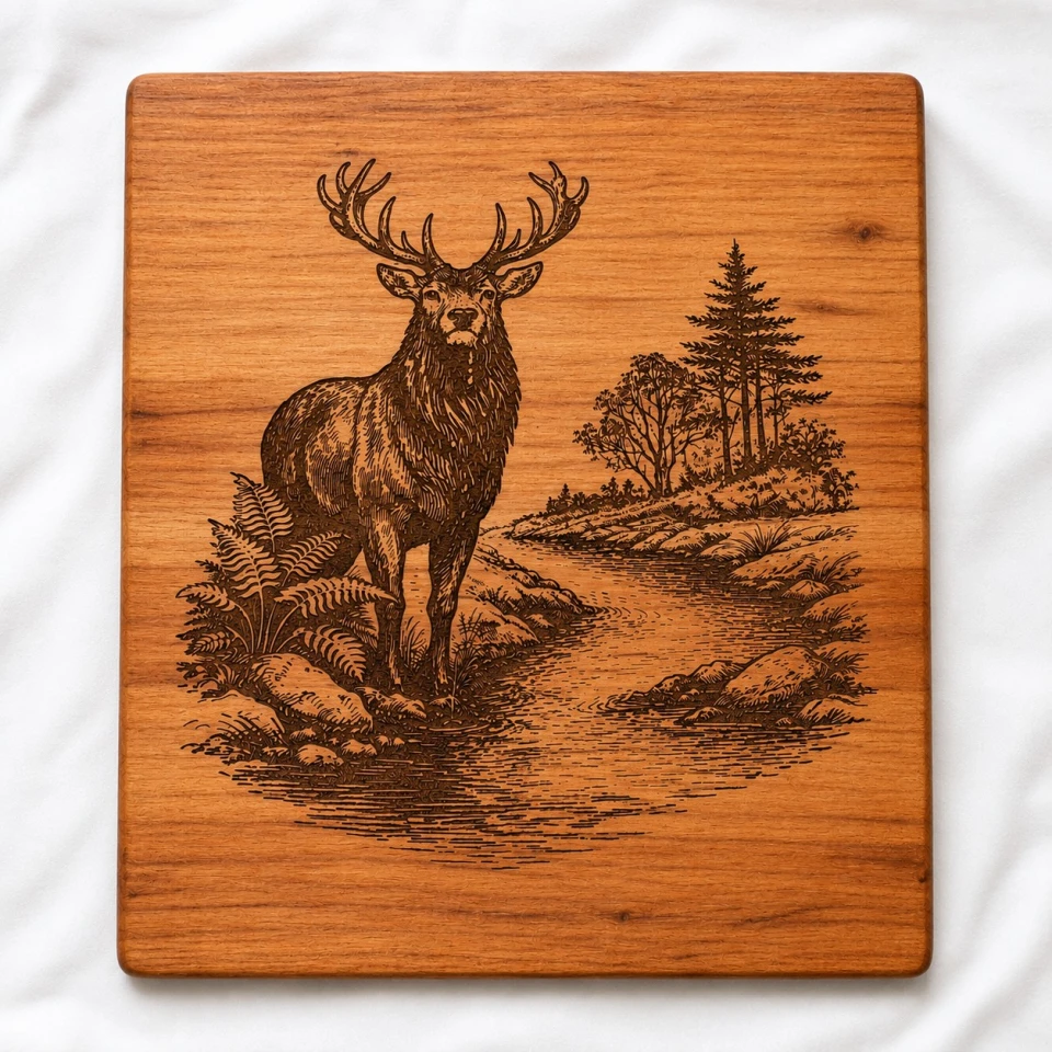 Stag in Bush