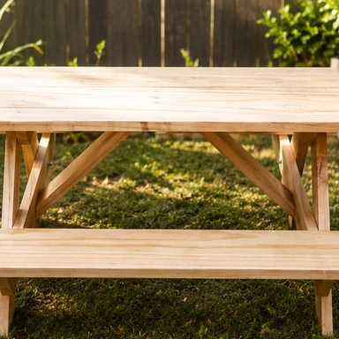 Kids BBQ or Picnic Table