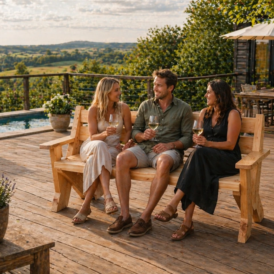 3 Seater Garden Seat