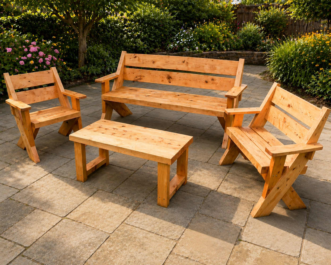 Family Outdoor Setting